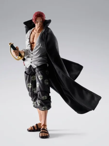 Figura tamashii nations one piece sh figuarts shanks marineford 16.5cm