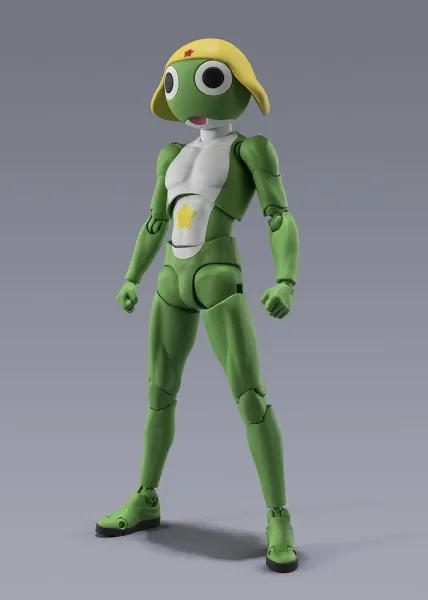Figura tamashii nations sargento keroro s.h. figuarts keroro  pekoponian suits set 15.5cm