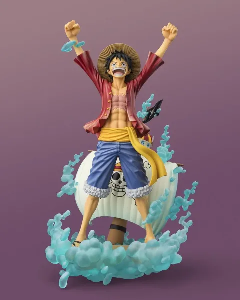 Figura tamashii nations figuarts zero startune one piece luffy setting out for the new world