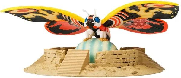 Figura banpresto godzilla toho monster series art vignette mothra (1996)