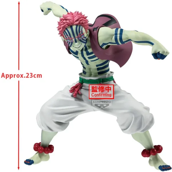 Figura banpresto demon slayer kimetsu no yaiba grandista akaza ii 23cm