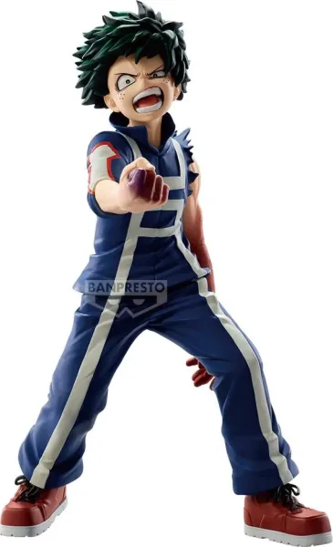 Figura banpresto my hero academia the amazing heroes izuku midoriya sports festival ver. 17cm