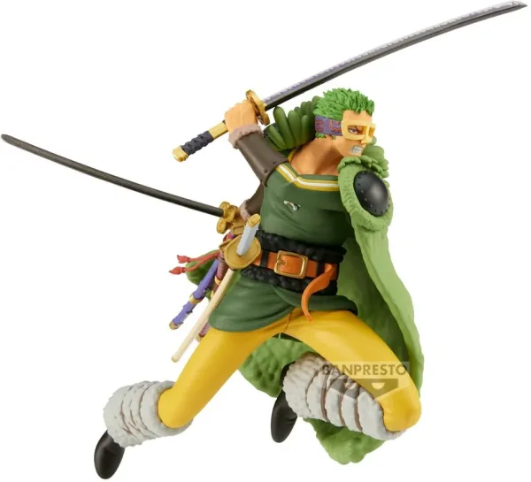 Figura banpresto one piece battle record collection roronoa zoro iii 17cm