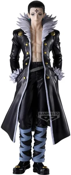 Figura banpresto hunter x hunter grandista quwrof (chrollo lucilfer) 28cm