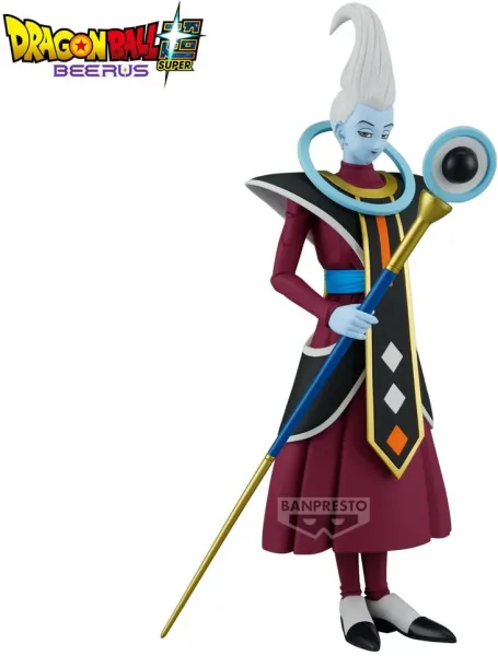 Figura banpresto dragon ball super beerus solid edge works whis 22cm
