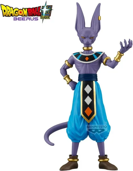 Figura banpresto dragon ball super beerus solid edge works beerus 20cm