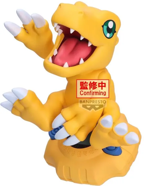 Figura banpresto digimon adventure digivice figure agumon 13cm