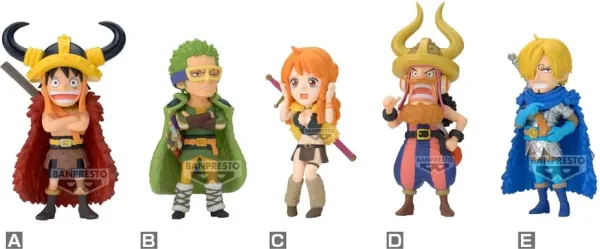 Figura banpresto one piece world collectable figure elbaph 1 7 - 9cm