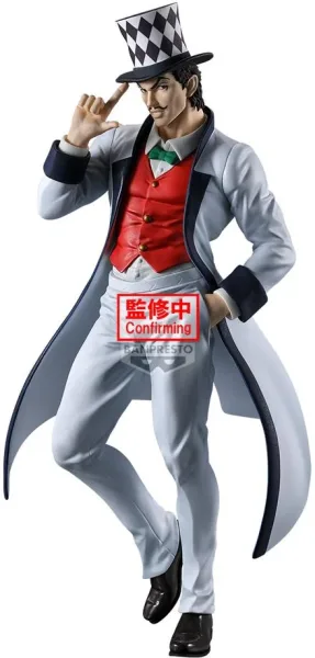 Figura banpresto jojo's bizarre adventure phantom blood mometria will a. zeppeli 21cm