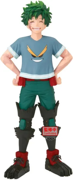 Figura banpresto my hero academia 10th anniversary the amazing heroes - izuku midoriya -  18cm