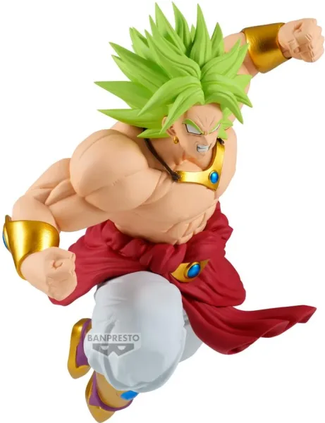 Figura banpresto dragon ball z match makers broly (vs saiyan son goku) 15cm