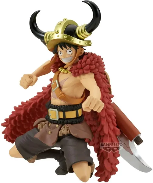Figura banpresto one piece battle record collection - monkey d.luffy 15cm