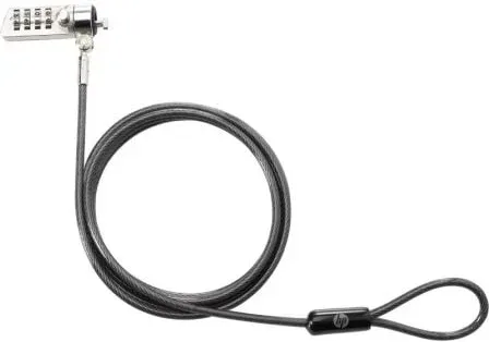 Cable de Seguridad para Portátiles HP T0Y16AA/ 1.22m