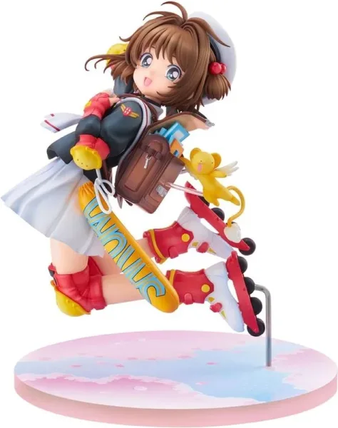 Figura good smile company cardcaptor sakura 1 - 7 scale sakura kinomoto anime 25th anniversary ver. 17.5cm