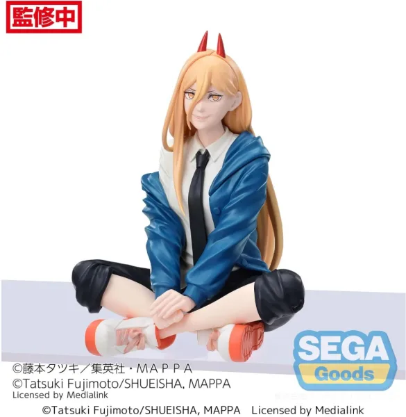 Figura good smile company sega goods perching chainsaw man power