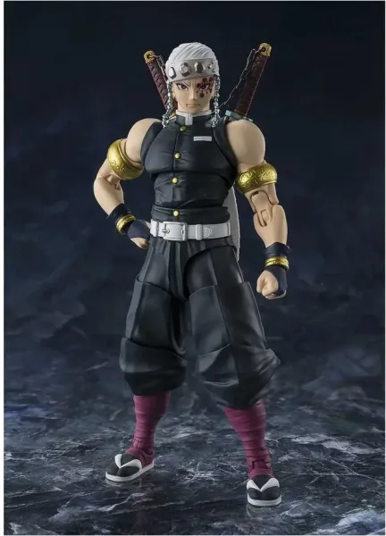 Figura tamashii nations demon slayer: kimetsu no yaiba sh figuarts uzui tengen 16.5cm