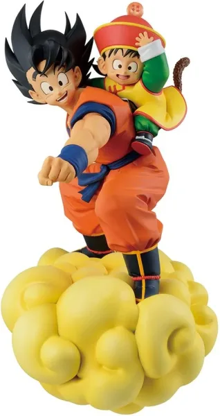 Figura ichibansho dragon ball z masterlise plus son goku & son gohan (spirit of the saiyan) 21cm