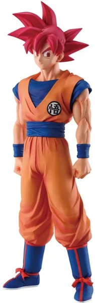 Figura ichibansho dragon ball super masterlise super saiyan god son goku battle of gods 25cm