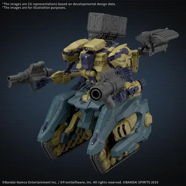 Maqueta bandai armored core vi 30mm rad cc3000 wrecker circus