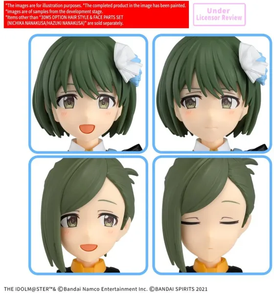 30ms option hair style & face parts set (nichika nanakusa - hazuki nanakusa)
