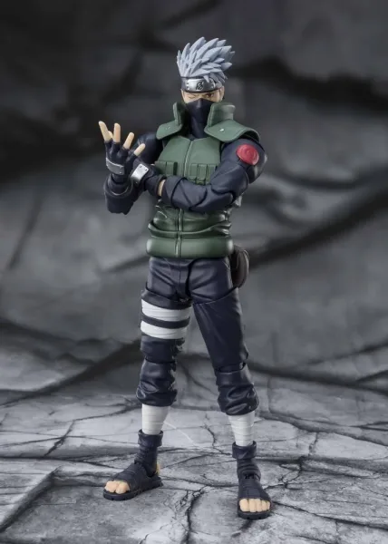 Kakashi hatake - the famed sharingan hero - . sh figuarts. naruto