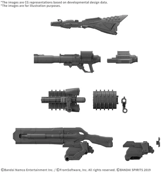 30mm option parts set armored core  fires of rubicon weapon set 09