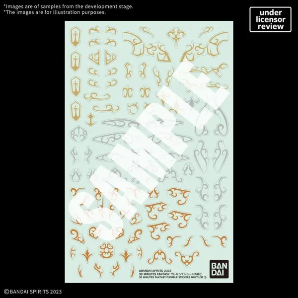30 minutes fantasy flexible stickers multiuse