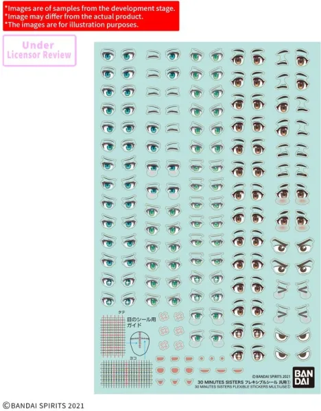 30 minutes sisters flexible stickers multiuse