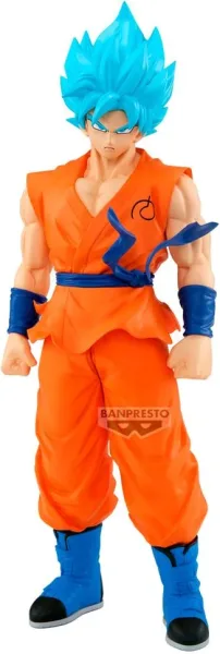 Figura banpresto dragon ball super beerus grandista - son goku - (b super saiyan god super saiyan son goku) 30cm