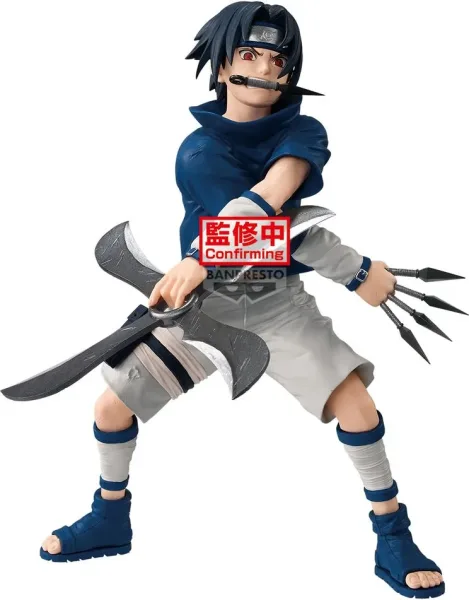 Figura banpresto naruto sasuke uchiha 19cm