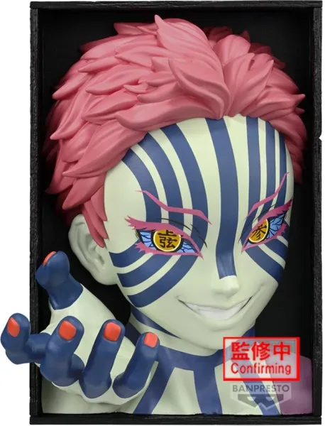 Figura banpresto demon slayer kimetsu no yaiba hyoko akaza 16cm