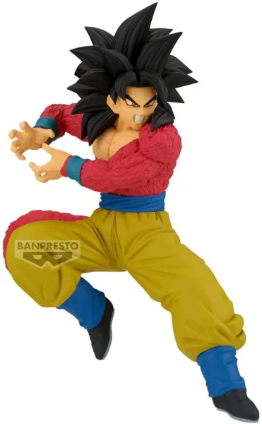 Figura banpresto dragon ball gt match makers super saiyan 4 son goku (vs super baby 2) 16cm