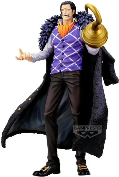 Figura banpresto one piece premium - crocodile - [the brush] 30cm