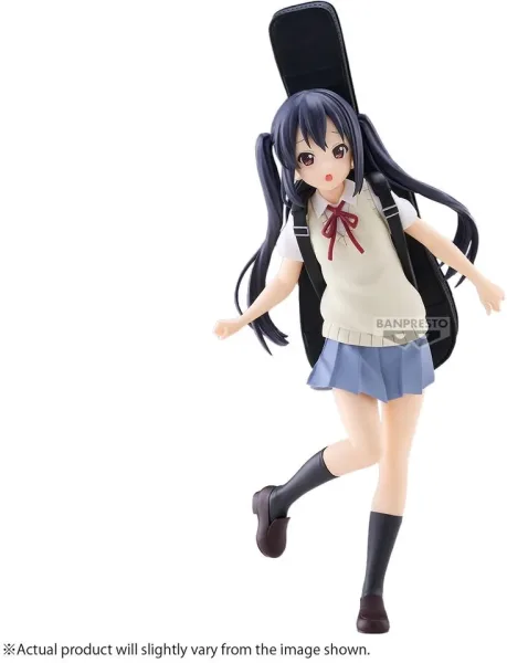 Figura banpresto k - on!! sq figure azusa nakano 24cm