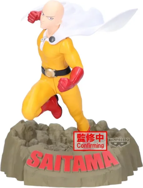 Figura banpresto one - punch man saitama crash base ver. 22cm