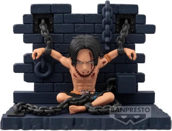 Figura banpresto one piece world collectable figure log stories portgas d.ace impeldown 8cm
