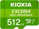 MICRO SD KIOXIA 512GB EXCERIA HIGH ENDURANCE UHS-I C10 R98 CON ADAPTADOR