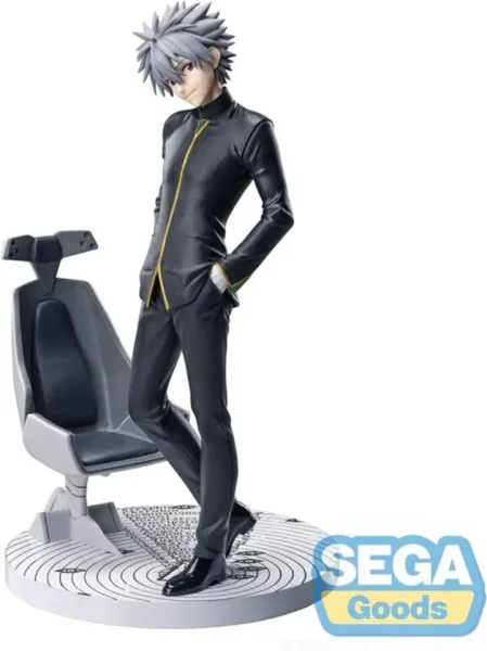 Figura sega goods luminasta evangelion 3.0 + 1.0 thrice upon a time kaworu nagisa commander suit ver. 2 20cm