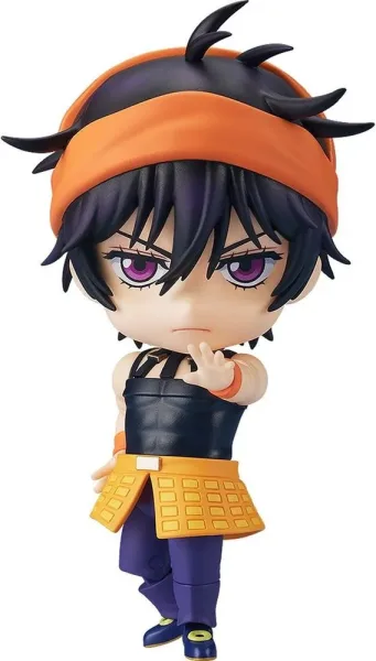 Figura max factory jojo's bizarre adventure golden wind nendoroid re - run narancia ghirga 10cm