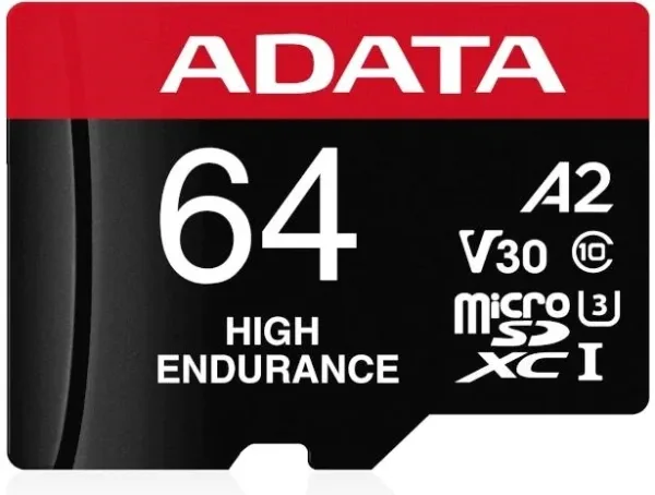 ADATA High Endurance microSDXC UHS-I 64GB V30 A2