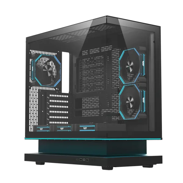 Caja Semitorre Atx Floatron F1 A-RGB Negro Darkflash