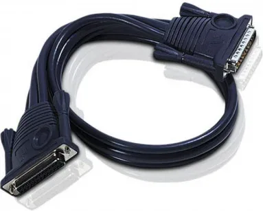 Aten 2L1701 cable de serie Negro 1,8 m DB-25