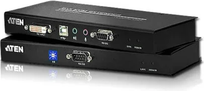 ATEN Extensor KVM Cat 5 DVI dual link USB (1024 x 768 a 60m)