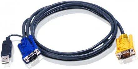 Aten 2L5206UP cable para video, teclado y ratón (kvm) Negro 6 m