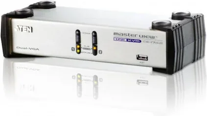Aten CS1742 interruptor KVM Blanco