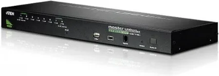 Aten CS1708A interruptor KVM Montaje en rack Negro