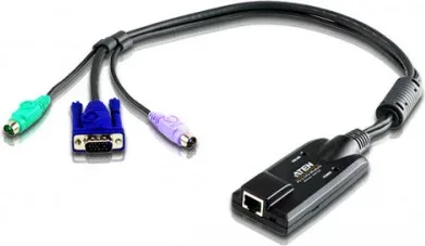 ATEN Adaptador KVM VGA PS/2 con compatibilidad de vídeo compuesto
