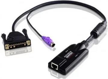 ATEN KA7130 cable para video, teclado y ratón (kvm) Negro