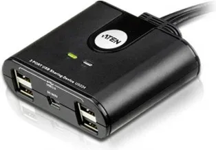 Aten Switch de Periféricos USB 2.0 de 2 X 2 Puertos (Us224-At)(Cp20)