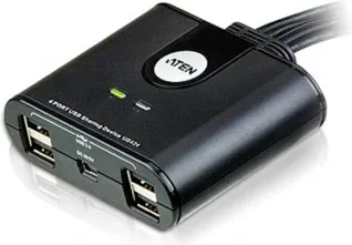 Aten Switch de Periféricos USB 2.0 de 4 X 4 Puertos (Us424-At)(Cp20)